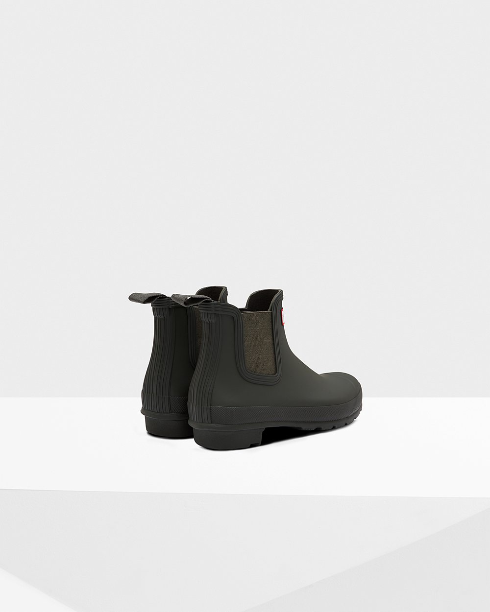 Chelsea Boots Dames - Hunter Original - Donker Olijfgroen - 60YZLIPWX